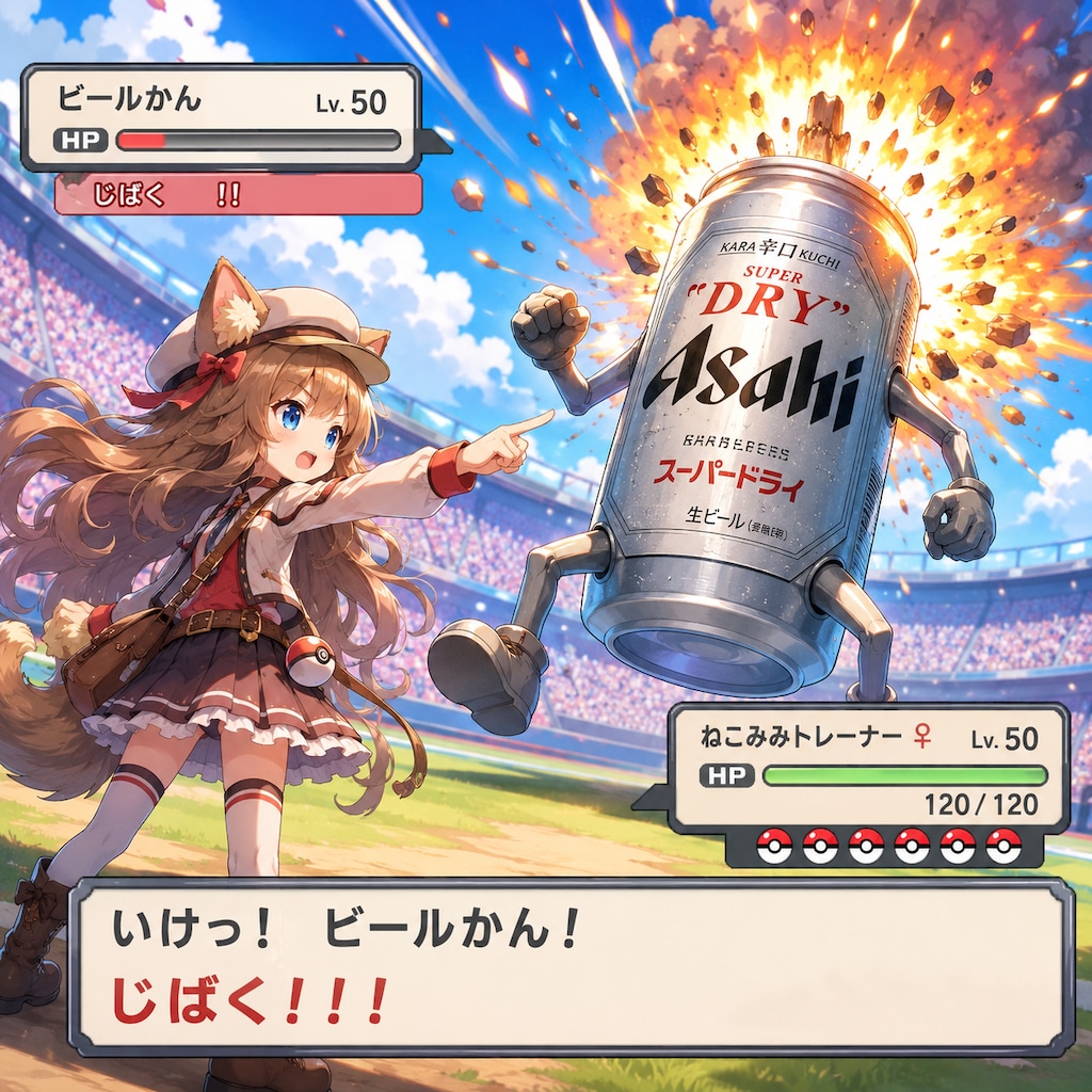 自爆させる小さな女の子
