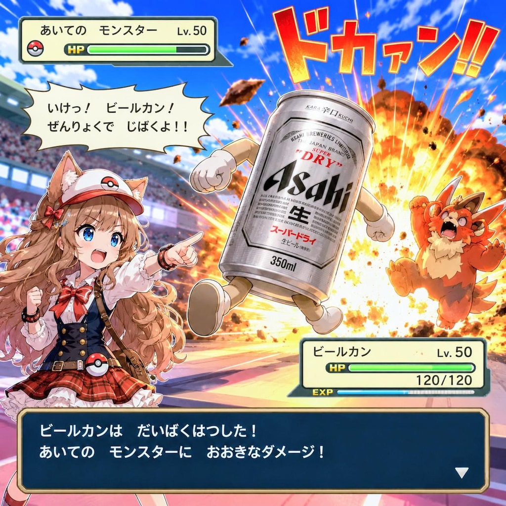 自爆させる小さな女の子