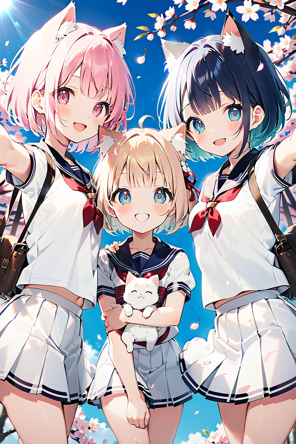 三つ子と猫１EMERALD
