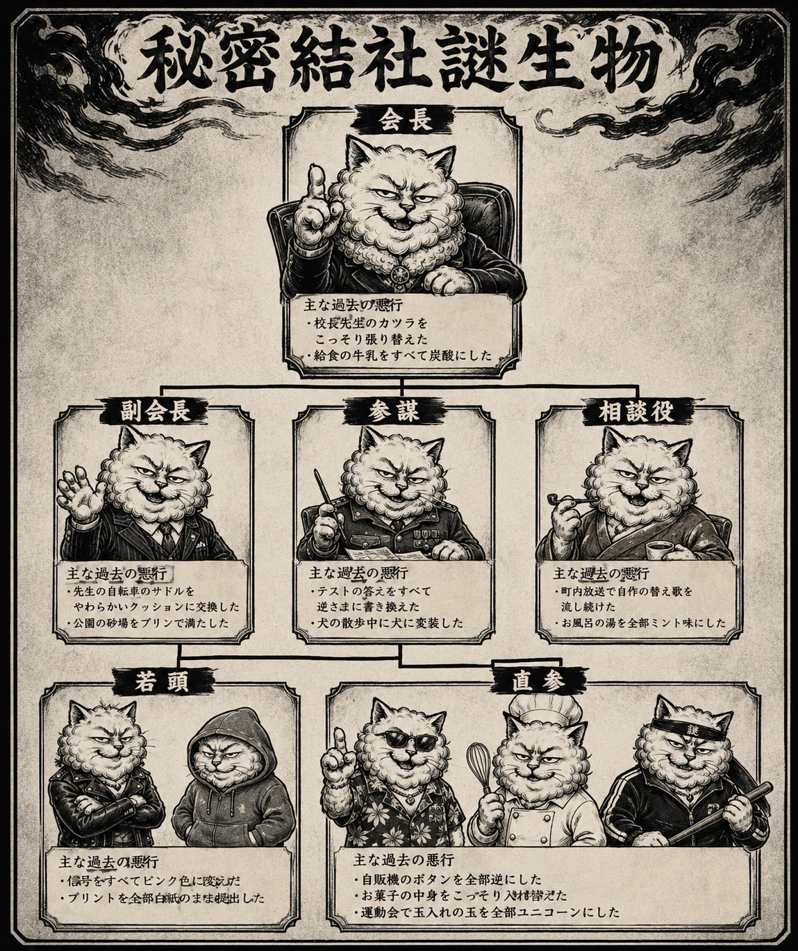 秘密結社謎生物