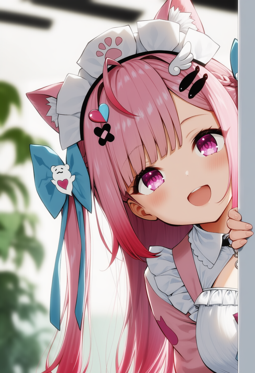 さくたんが物陰からジッと見つめているだけ | の人気AIイラスト・グラビア