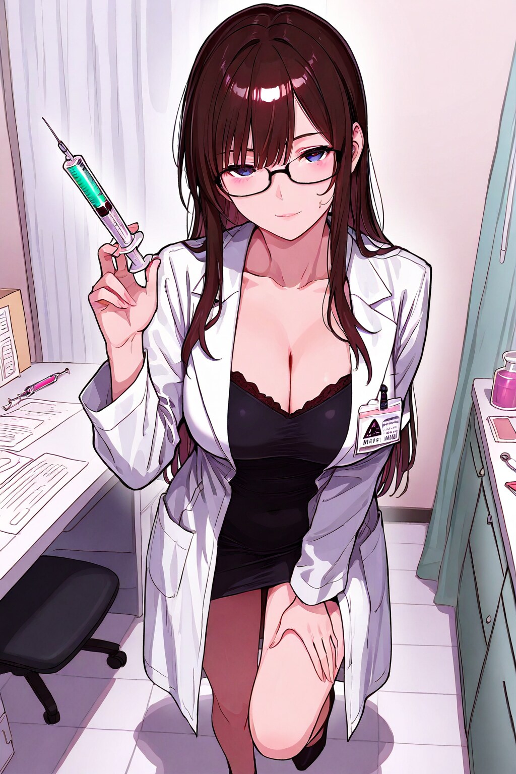 注射をすれば、一発で良くなるわよ。