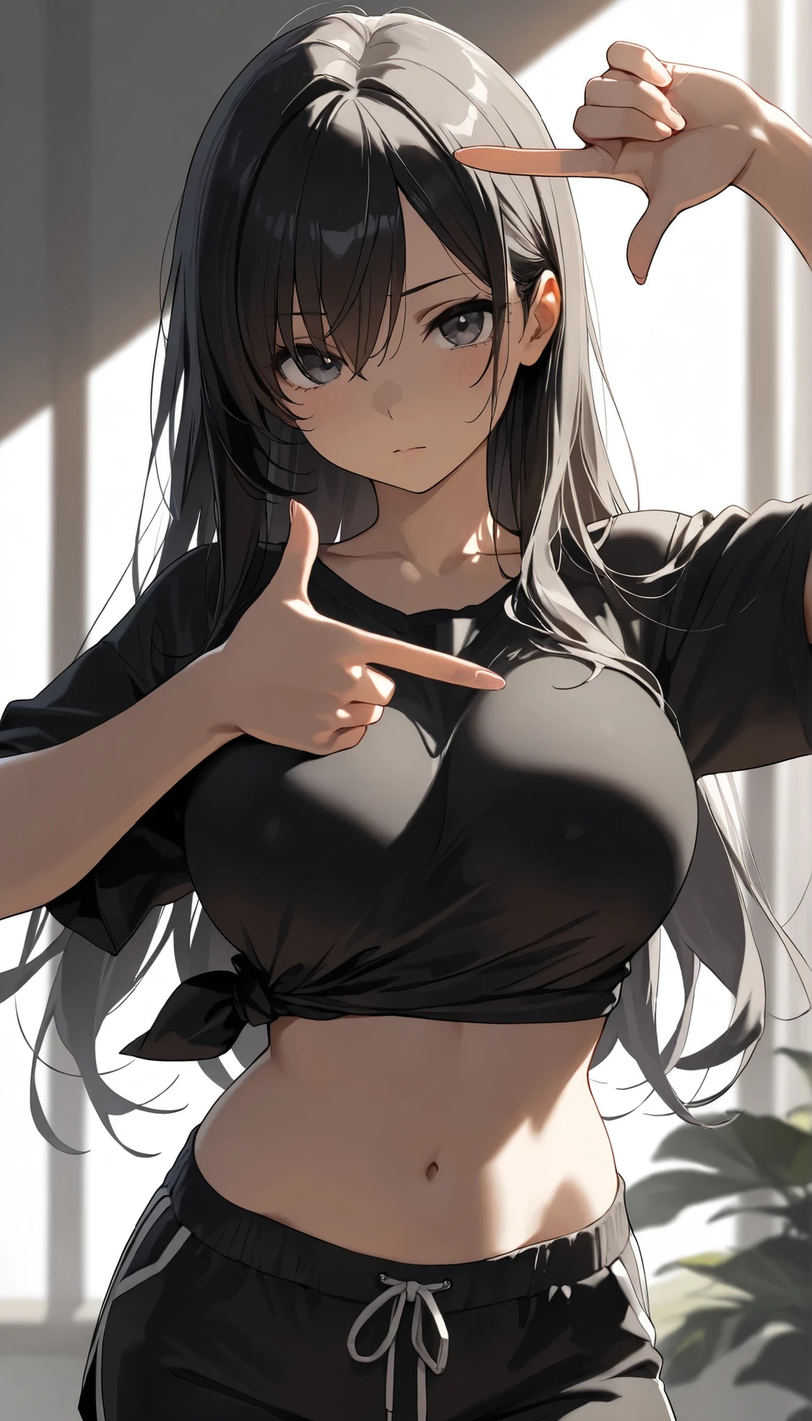 今日も「指フレーム」に挑戦
