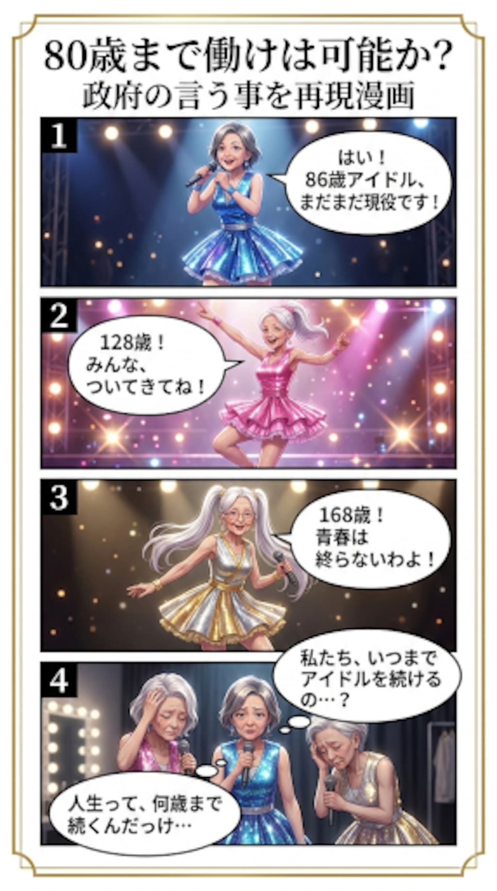 80歳まで働けは可能か？