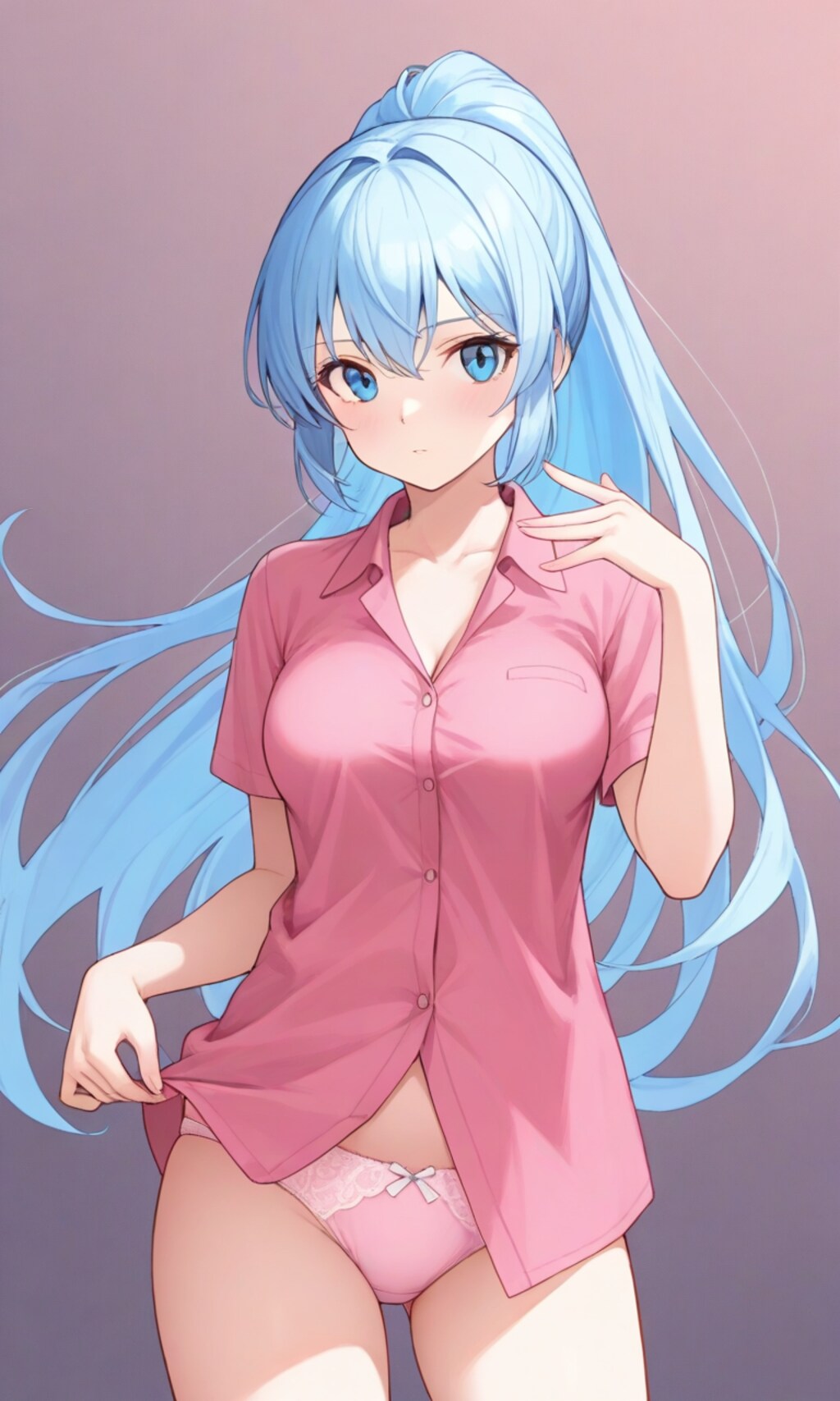 おユキさんのピンクの下着姿