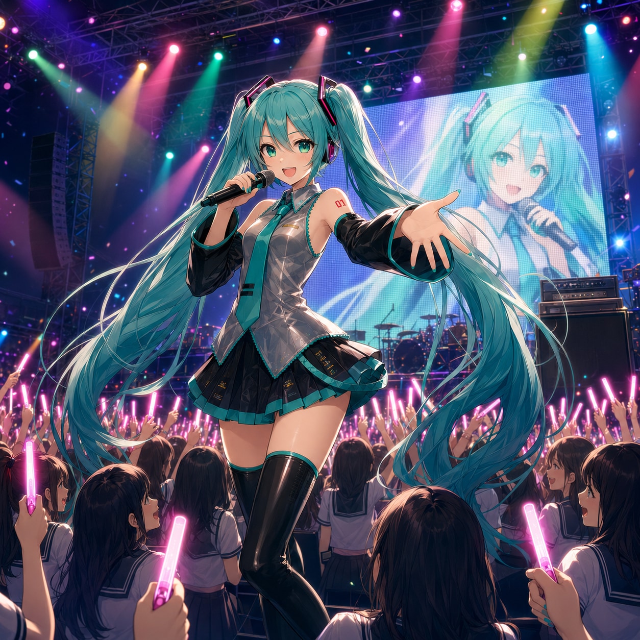 初音ミクのライブ ChatGPT