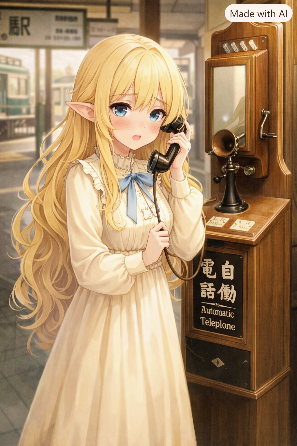 （公衆電話の日） | の人気AIイラスト・グラビア