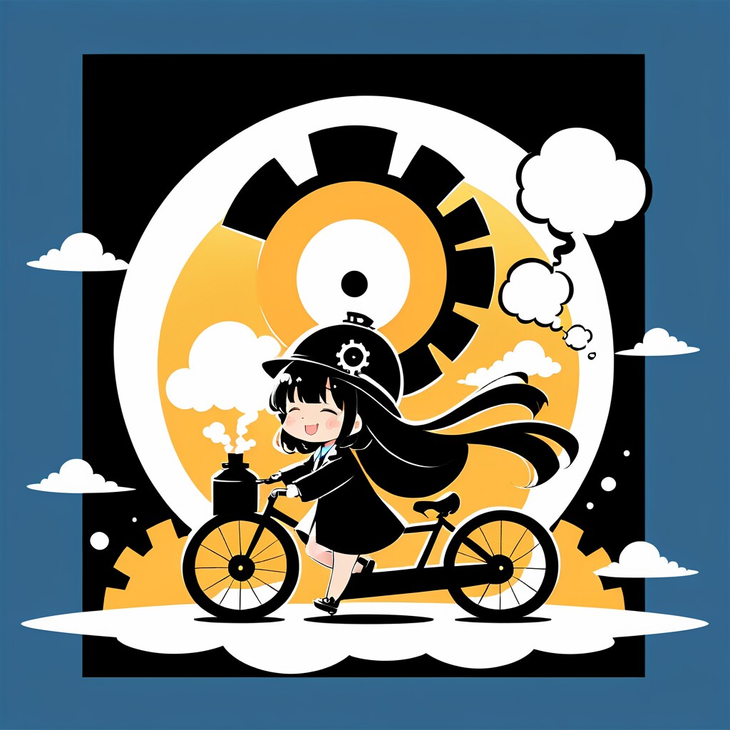 楽しい蒸気自転車
