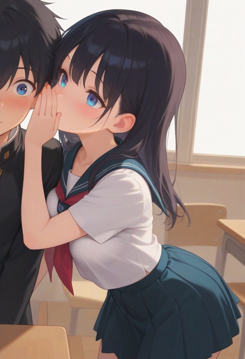 ナイショの話(3) | の人気AIイラスト・グラビア