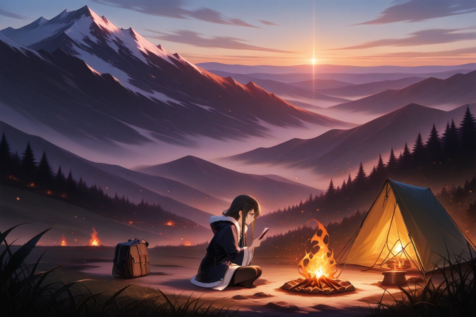 キャンプ | の人気AIイラスト・グラビア