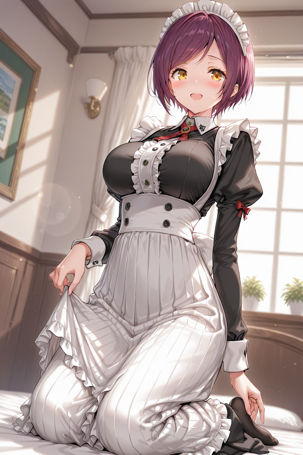 おはようございます（あいさつメイドの芽衣ちゃん）