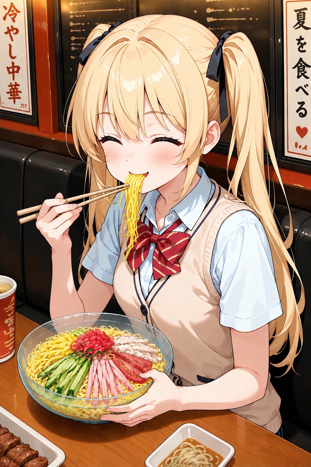 冷やし中華はじめました