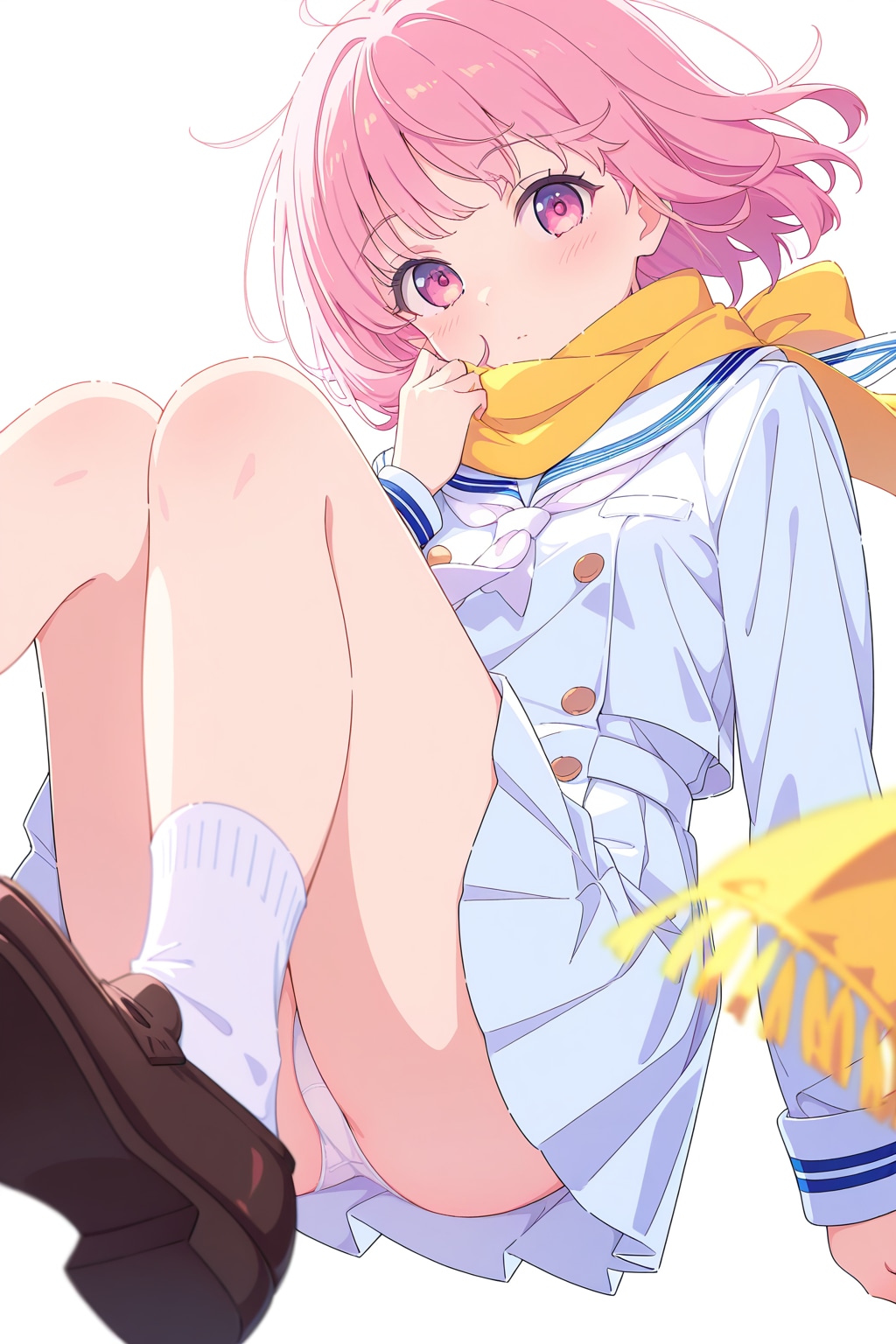 ピンク髪の女の子