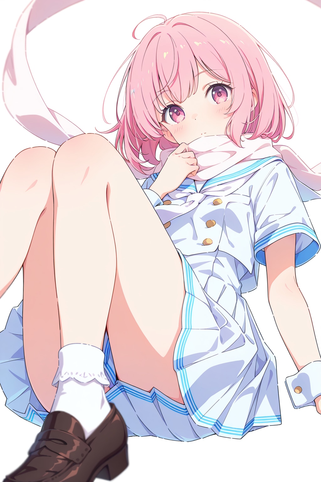 ピンク髪の女の子