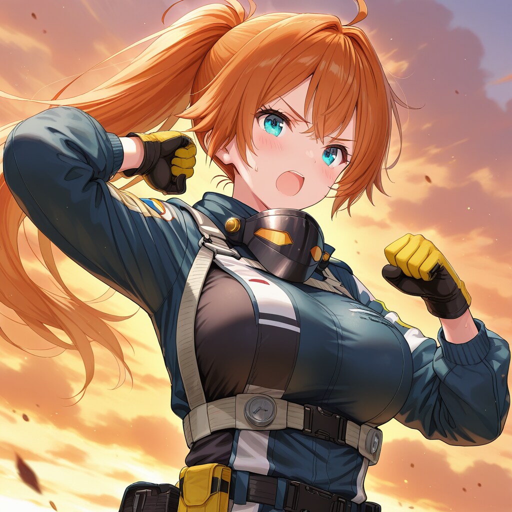 決めポーズ