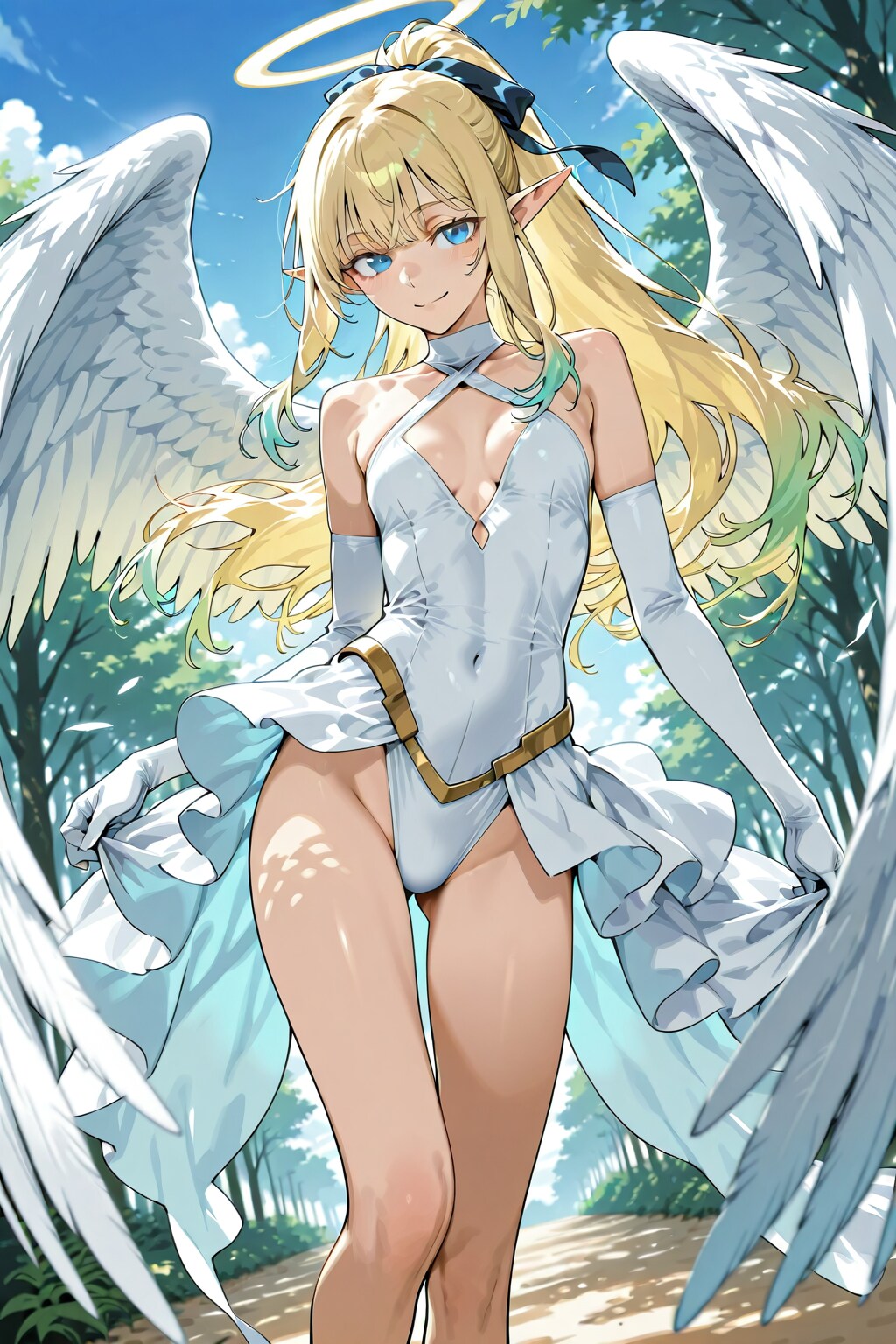 【習作】エルフ族の天使　その２