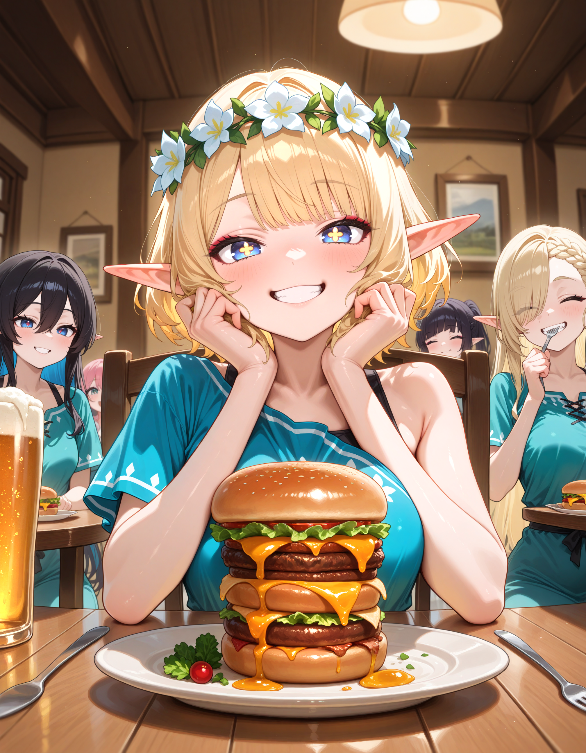 お昼のエルフ 2025.5.26 | の人気AIイラスト・グラビア