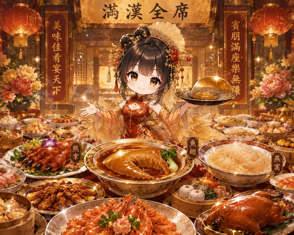 相談役室饗宴担当 満漢全席フカヒレ旗袍娘 玉蘭（ユーラン）