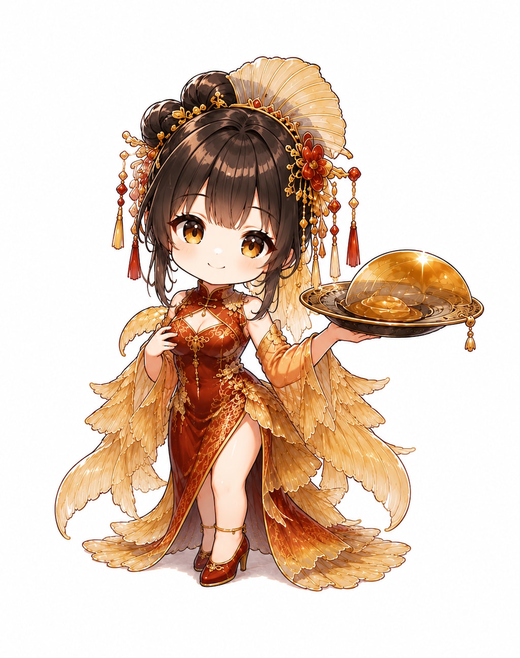 相談役室饗宴担当 満漢全席フカヒレ旗袍娘 玉蘭（ユーラン）