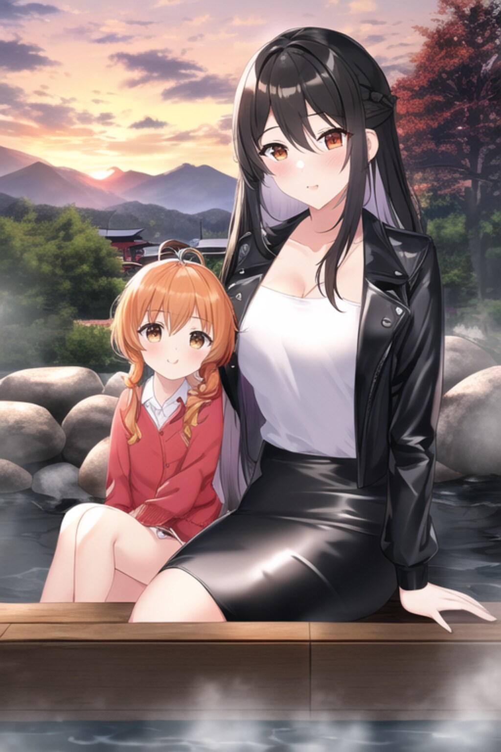 ちちぷい様一周年記念　日本っていいな　「ららちゃんの思い出作り」