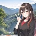 ちちぷい様一周年記念　日本っていいな　「ららちゃんの思い出作り」 10枚目