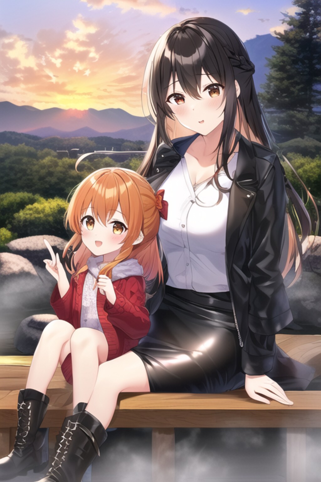 ちちぷい様一周年記念　日本っていいな　「ららちゃんの思い出作り」