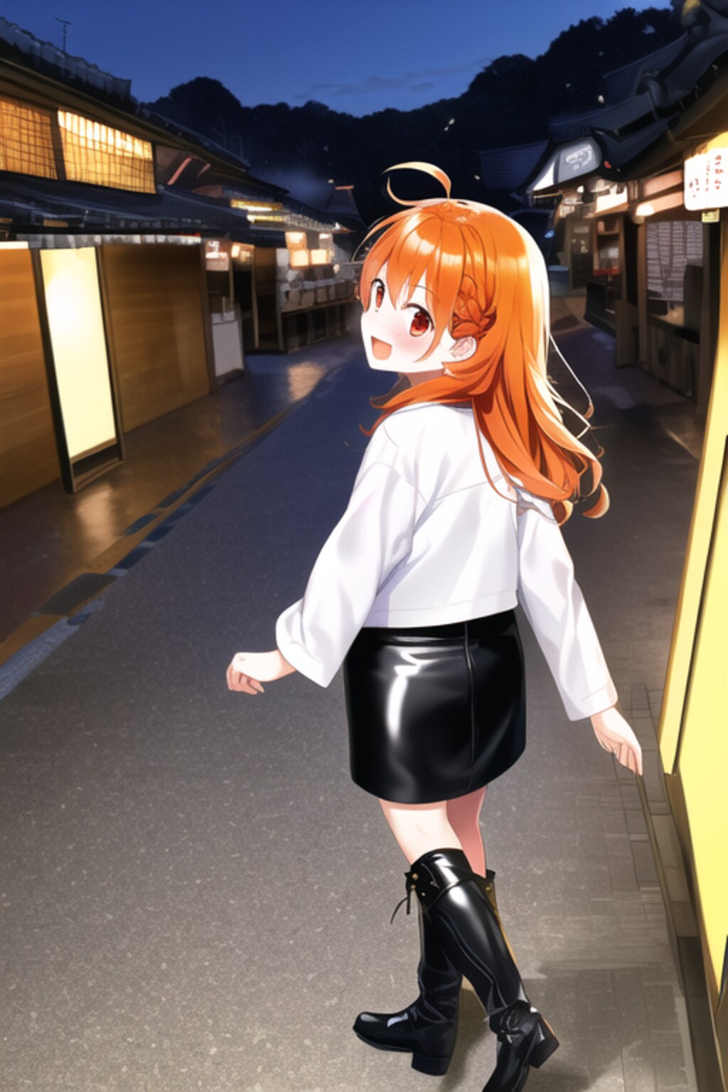ちちぷい様一周年記念　日本っていいな　「ららちゃんの思い出作り」