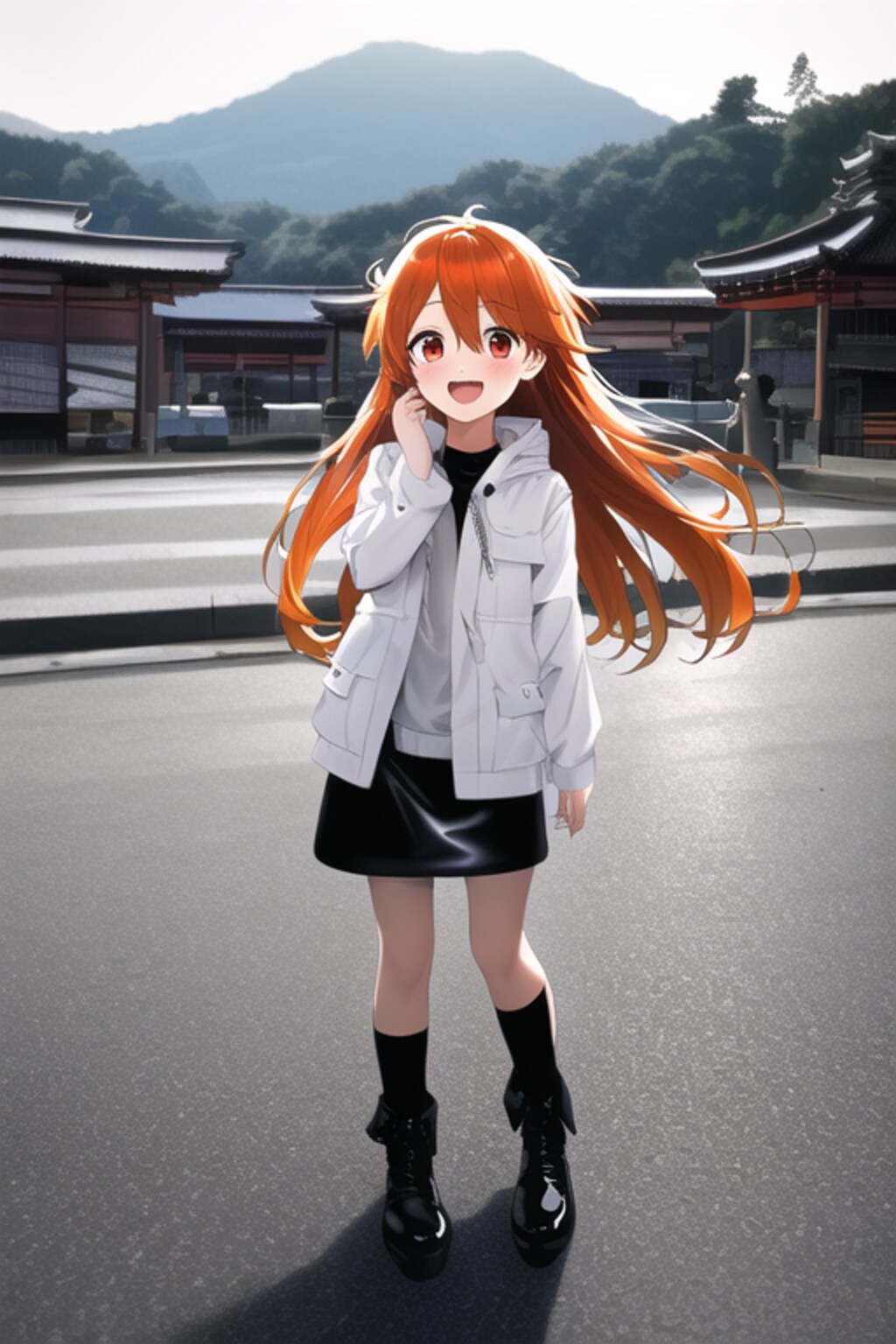 ちちぷい様一周年記念　日本っていいな　「ららちゃんの思い出作り」