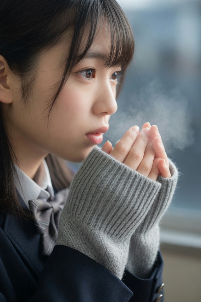 さむい…