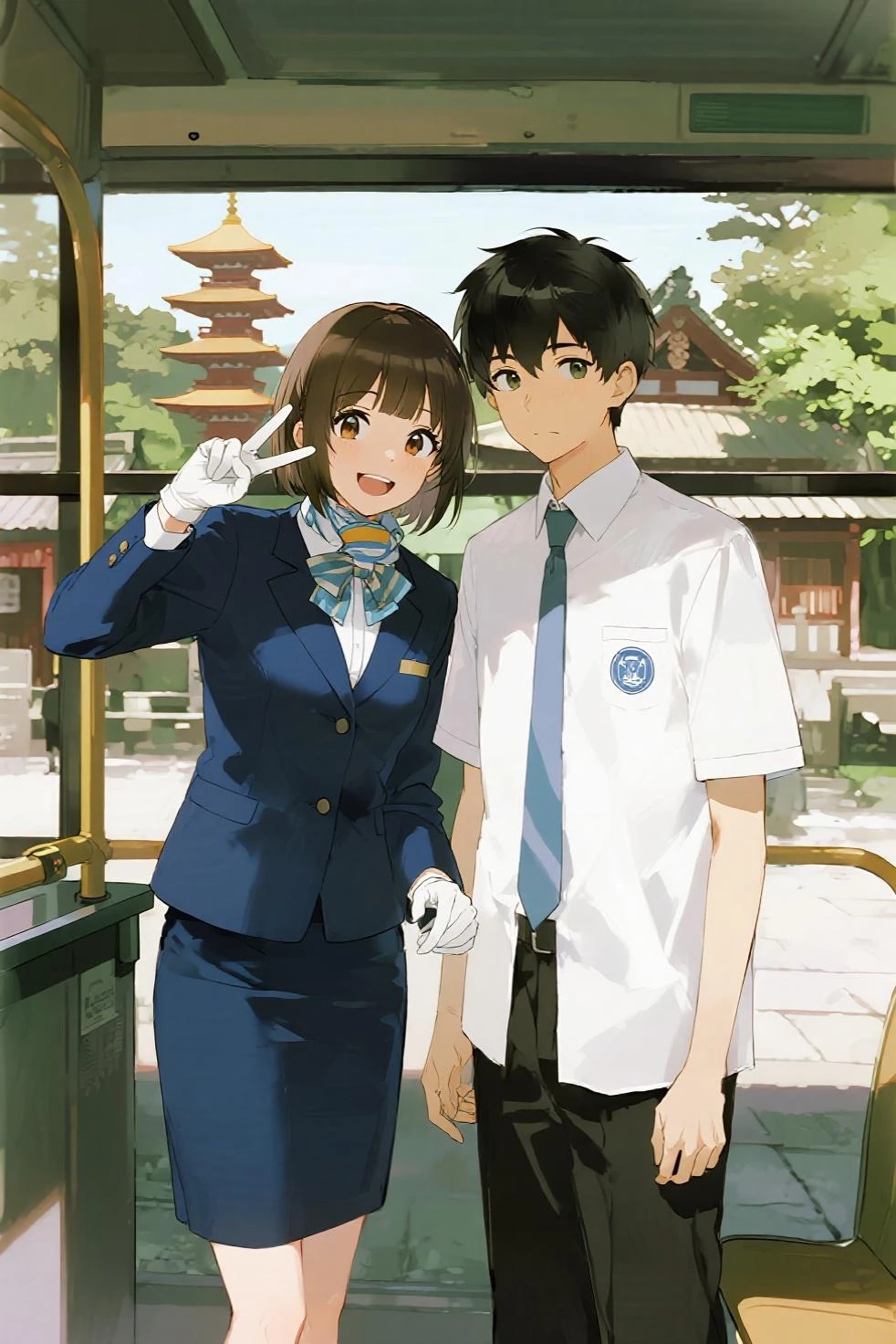 嫁との初ツーショット | の人気AIイラスト・グラビア