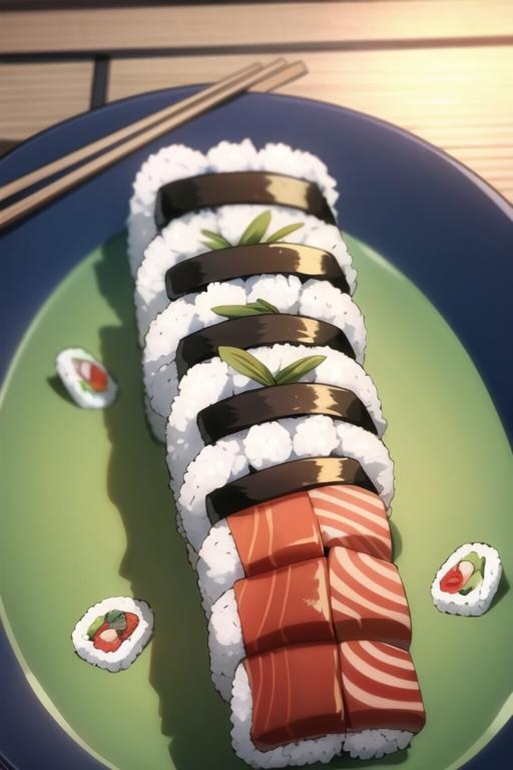 新作の寿司を試食する寿司職人、他11貫