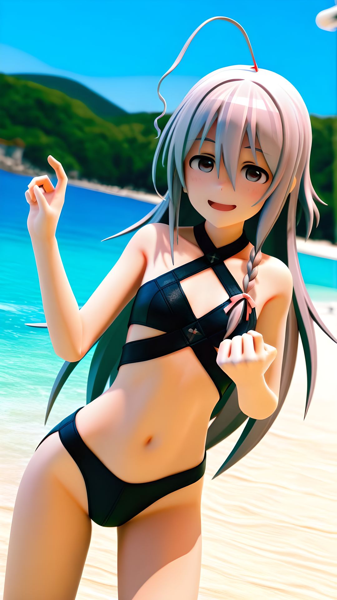 アイドル モノキニ撮影 2