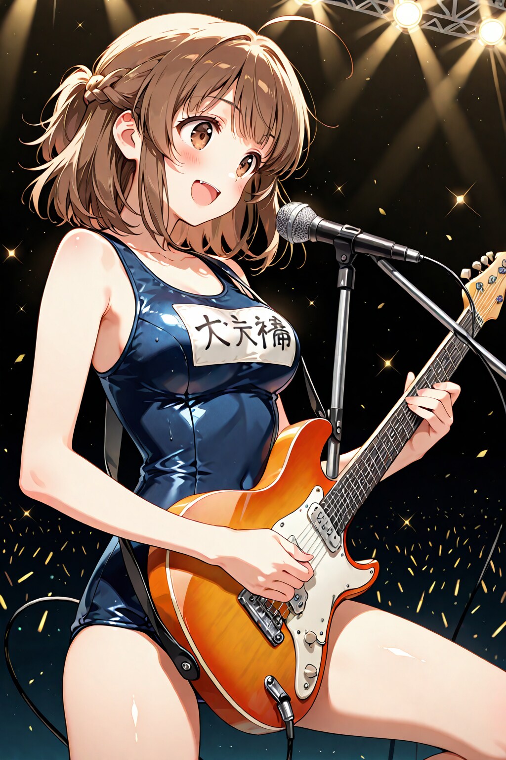 旧スクでステージに上がる瑞夏ちゃん
