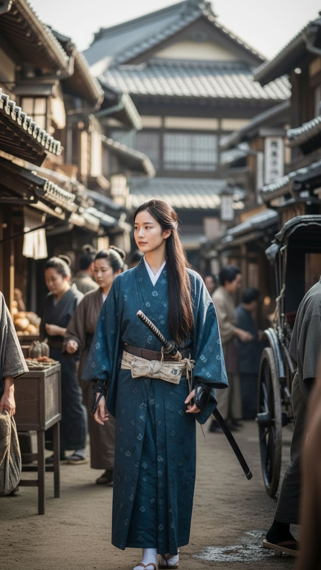 姫様男装して街ブラ