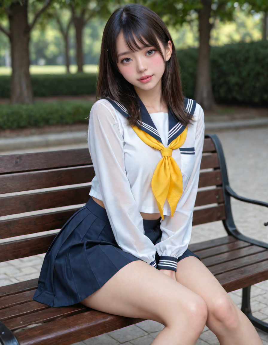 公園にて