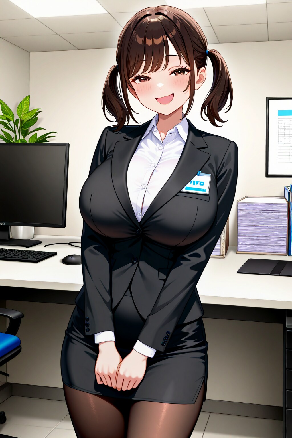 アキちゃんの髪型を変えてみる