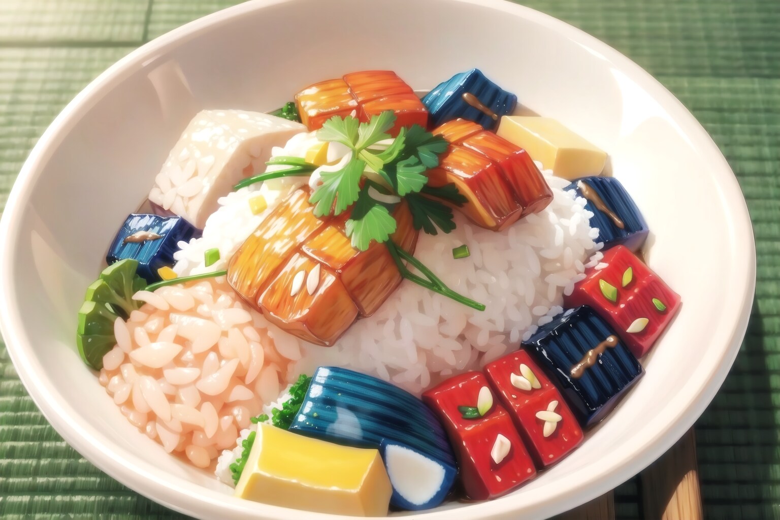 これお茶漬けやない　お新香ご飯や | の人気AIイラスト・グラビア