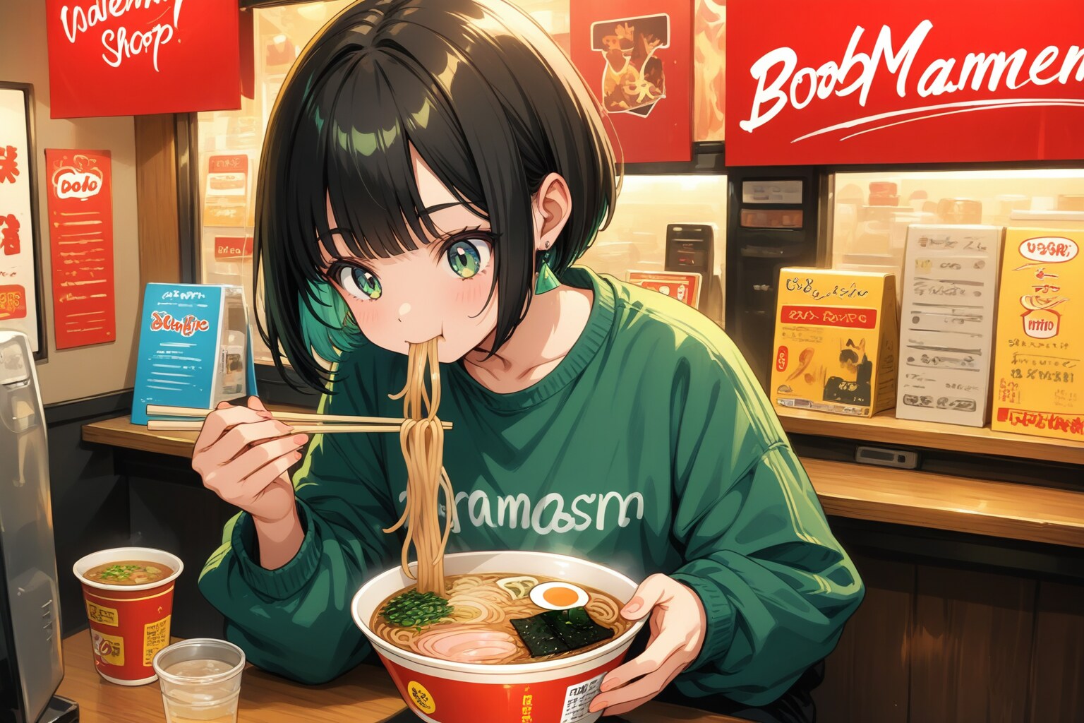 LARIMARでラーメン | の人気AIイラスト・グラビア