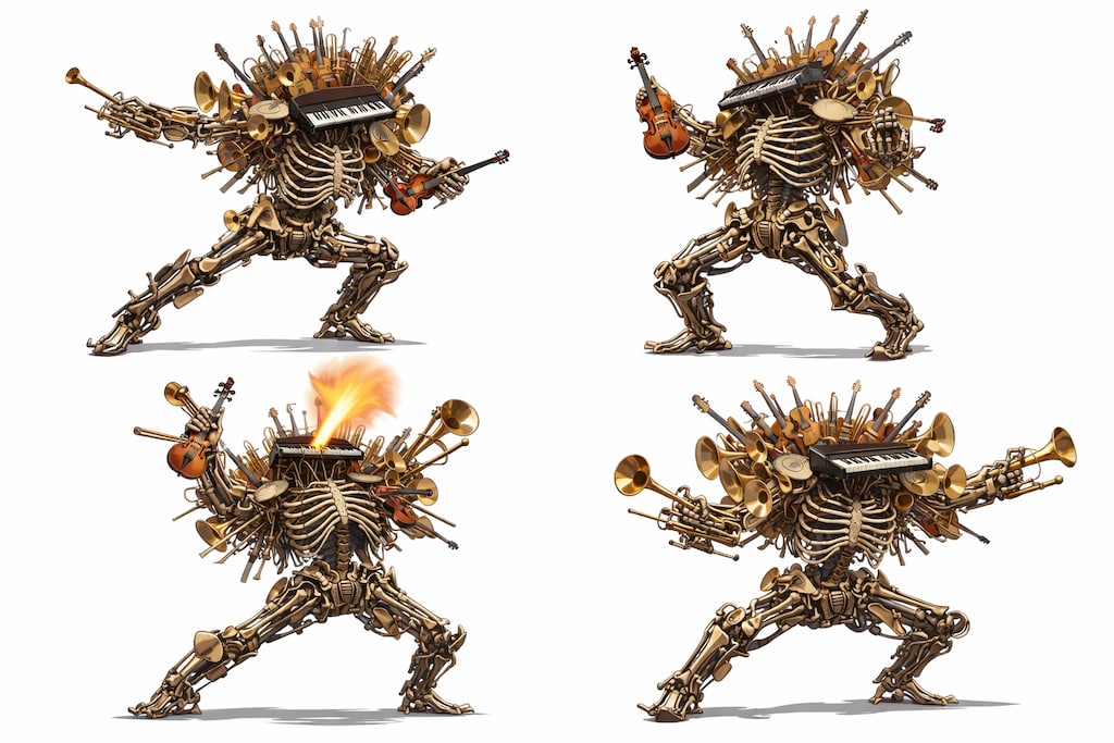 楽器の巨像(niji7のデザイン力を見よ！)