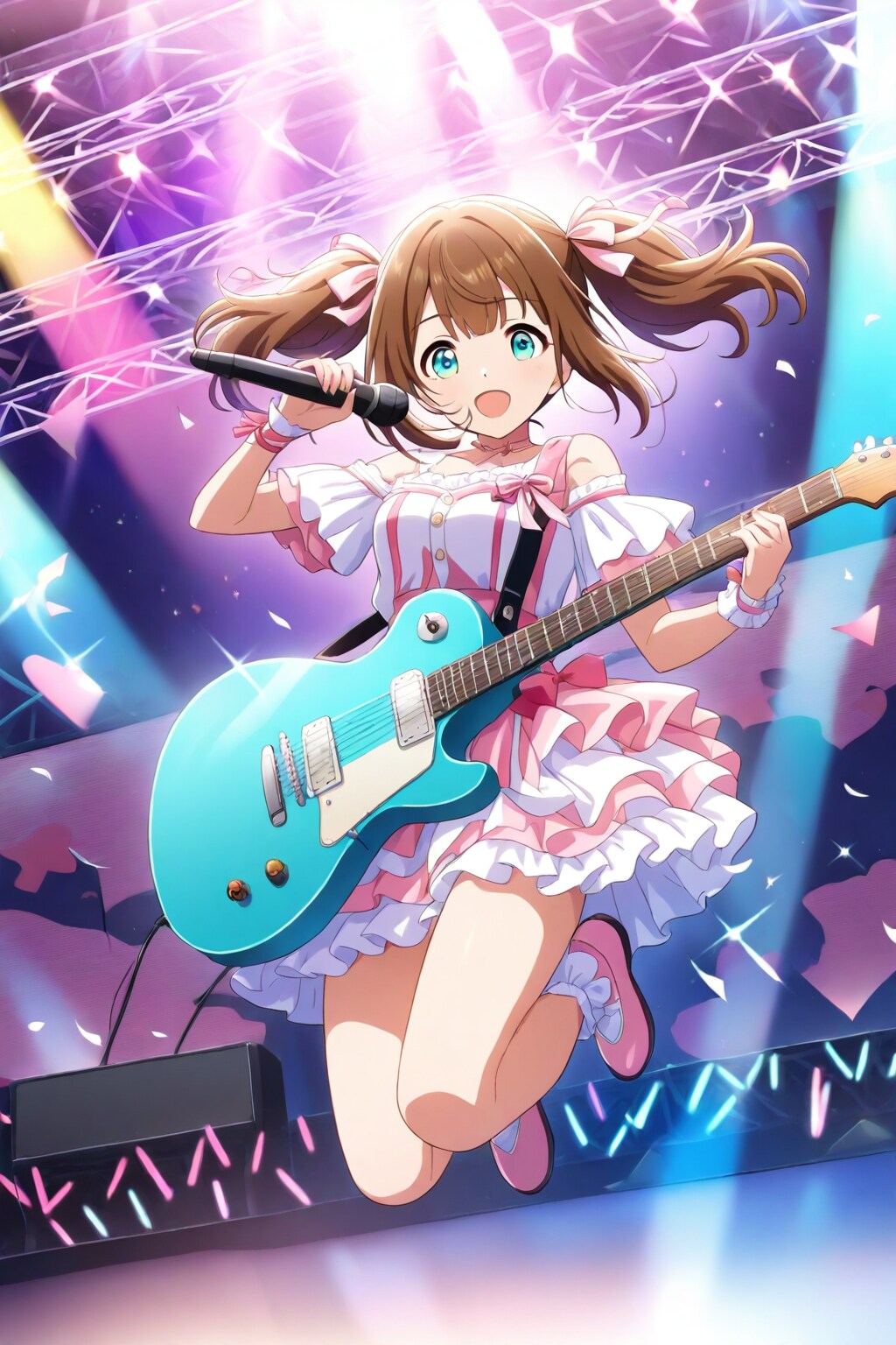 ライブ中にジャンプ