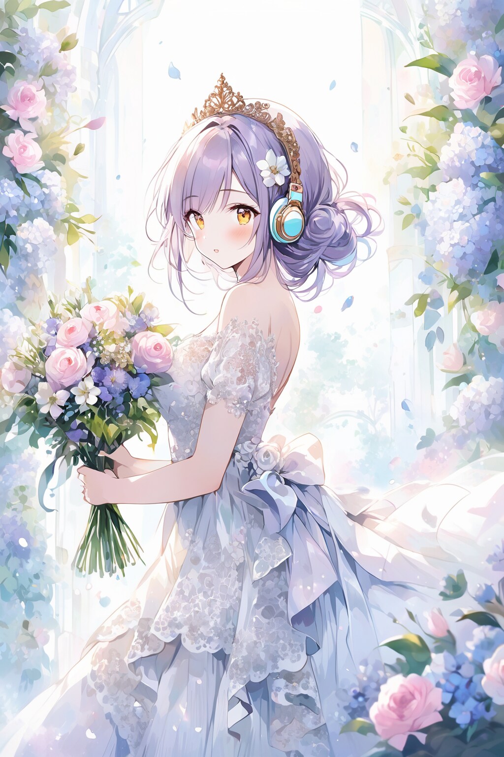 ヘッドフォンウェディング | の人気AIイラスト・グラビア