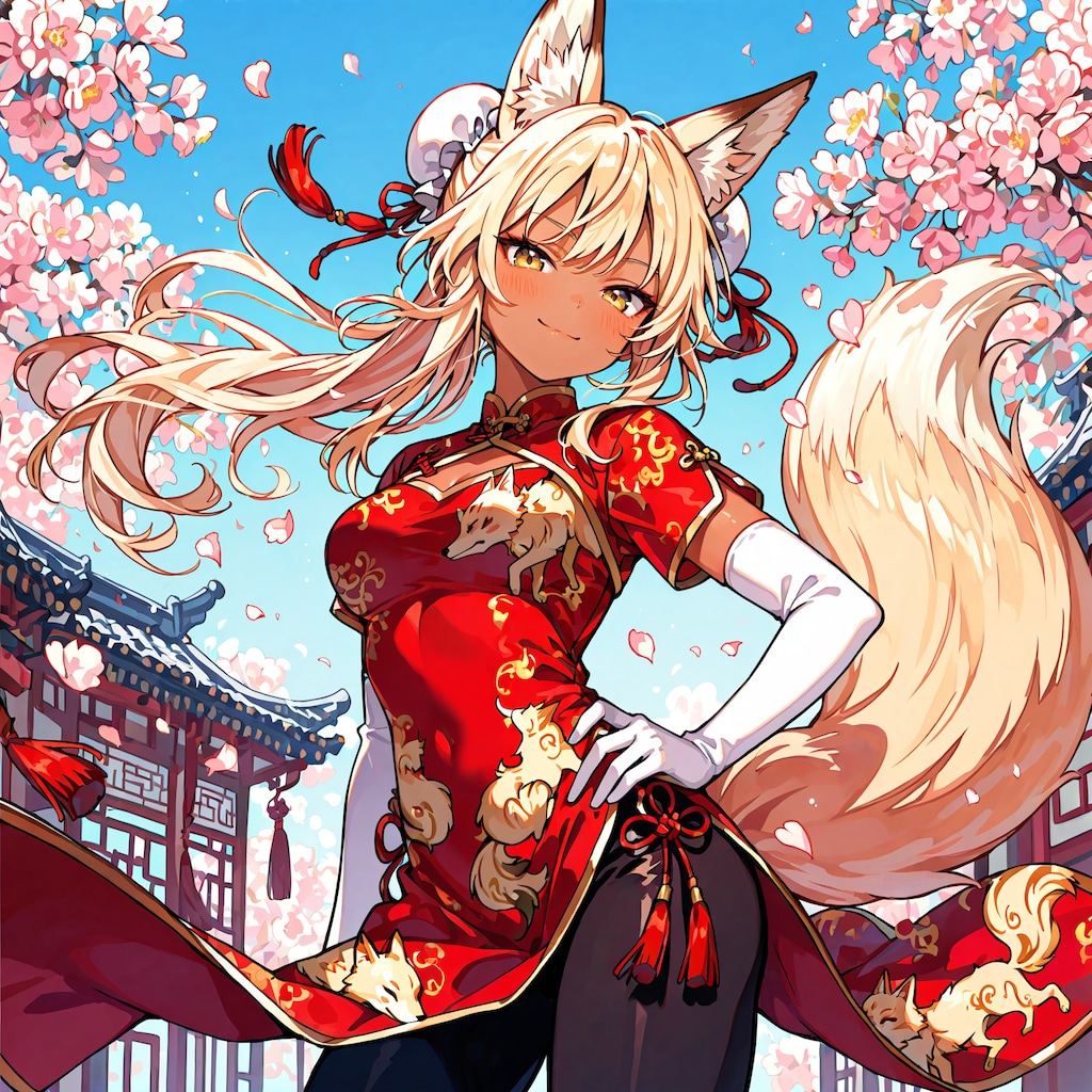 チャイナ金狐ちゃん