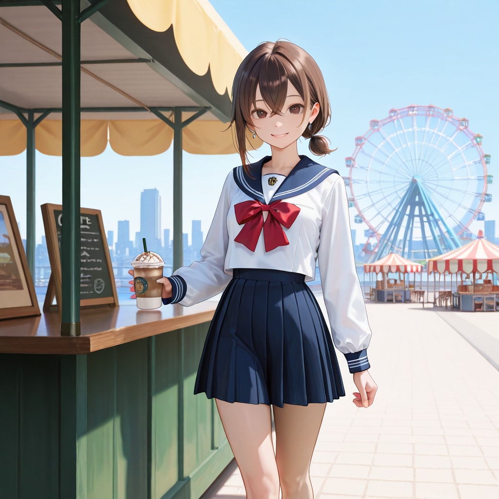 歩美 セーラー服 (8) | の人気AIイラスト・グラビア