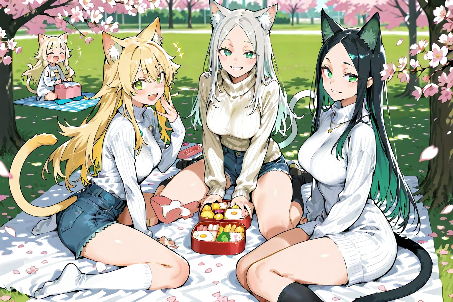 早くおいでよ！一緒に食べよ♡