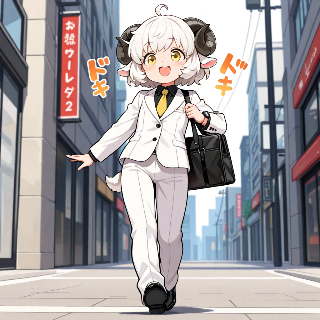 メイちゃんのスーツ