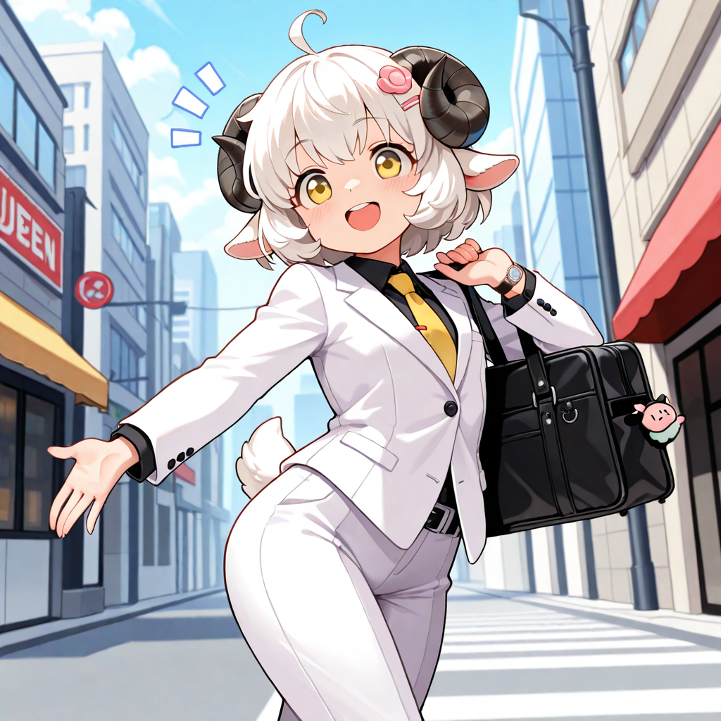 メイちゃんのスーツ
