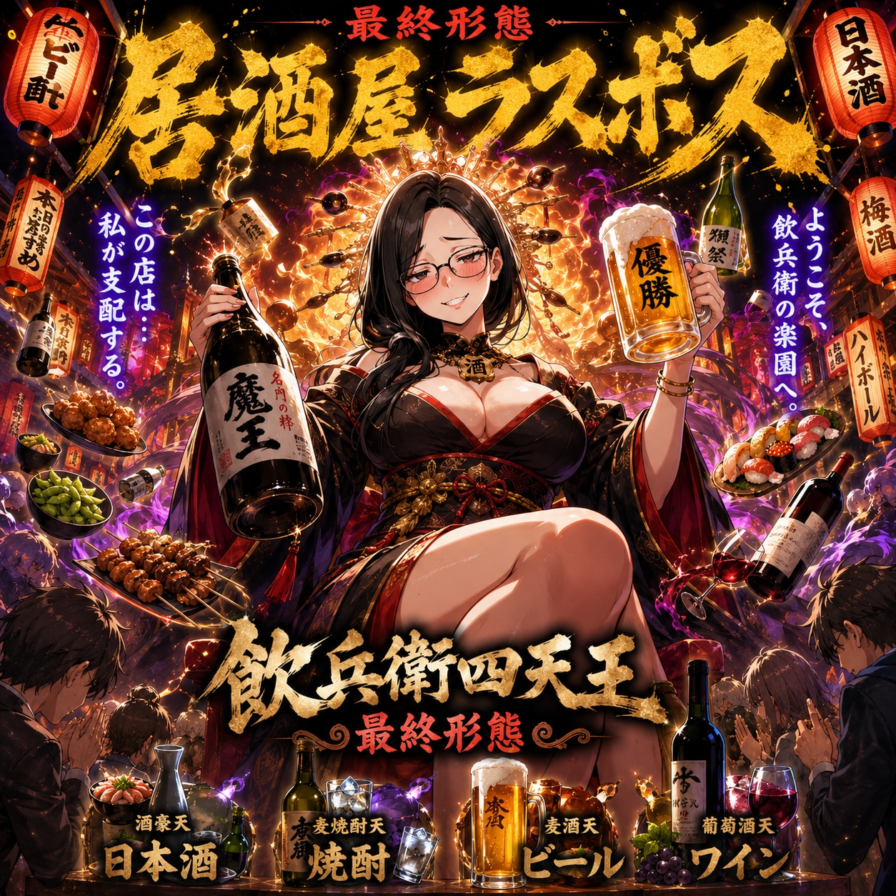 ちちぷいで一番ウケる画像作って🍺