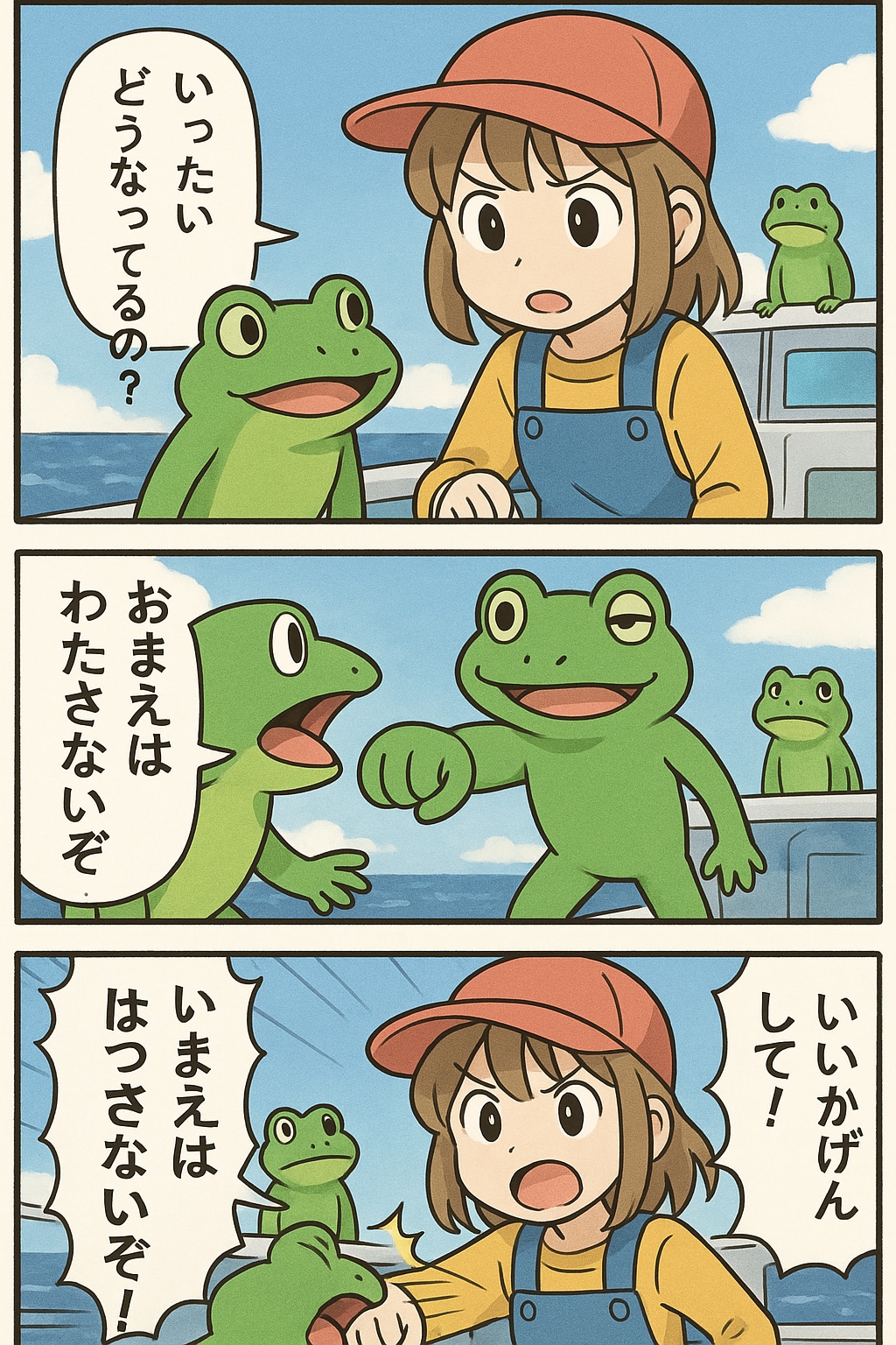 めだかフィッシングで、くにへかえるんだな