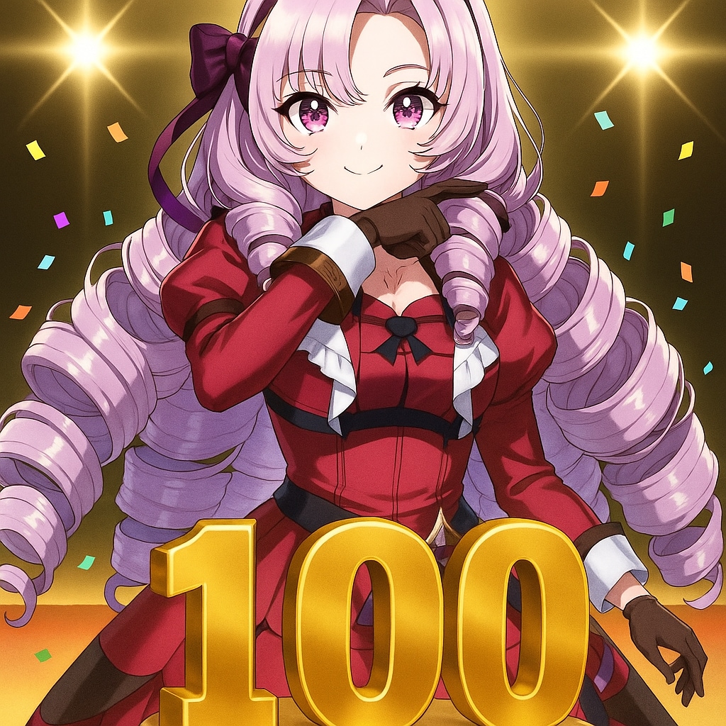 100投稿到達記念