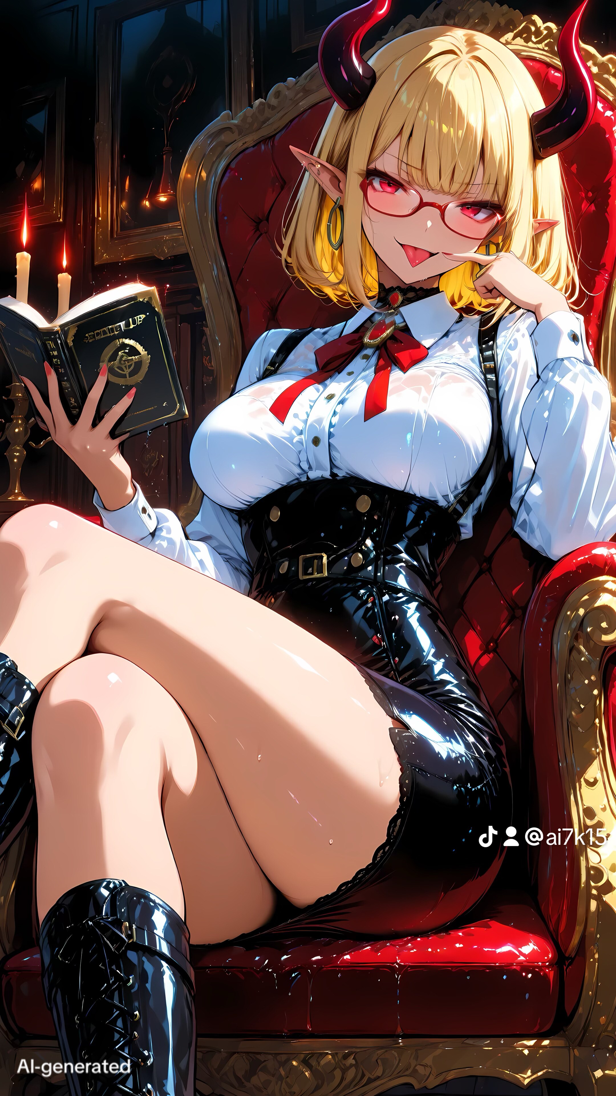 知的な悪魔ちゃん